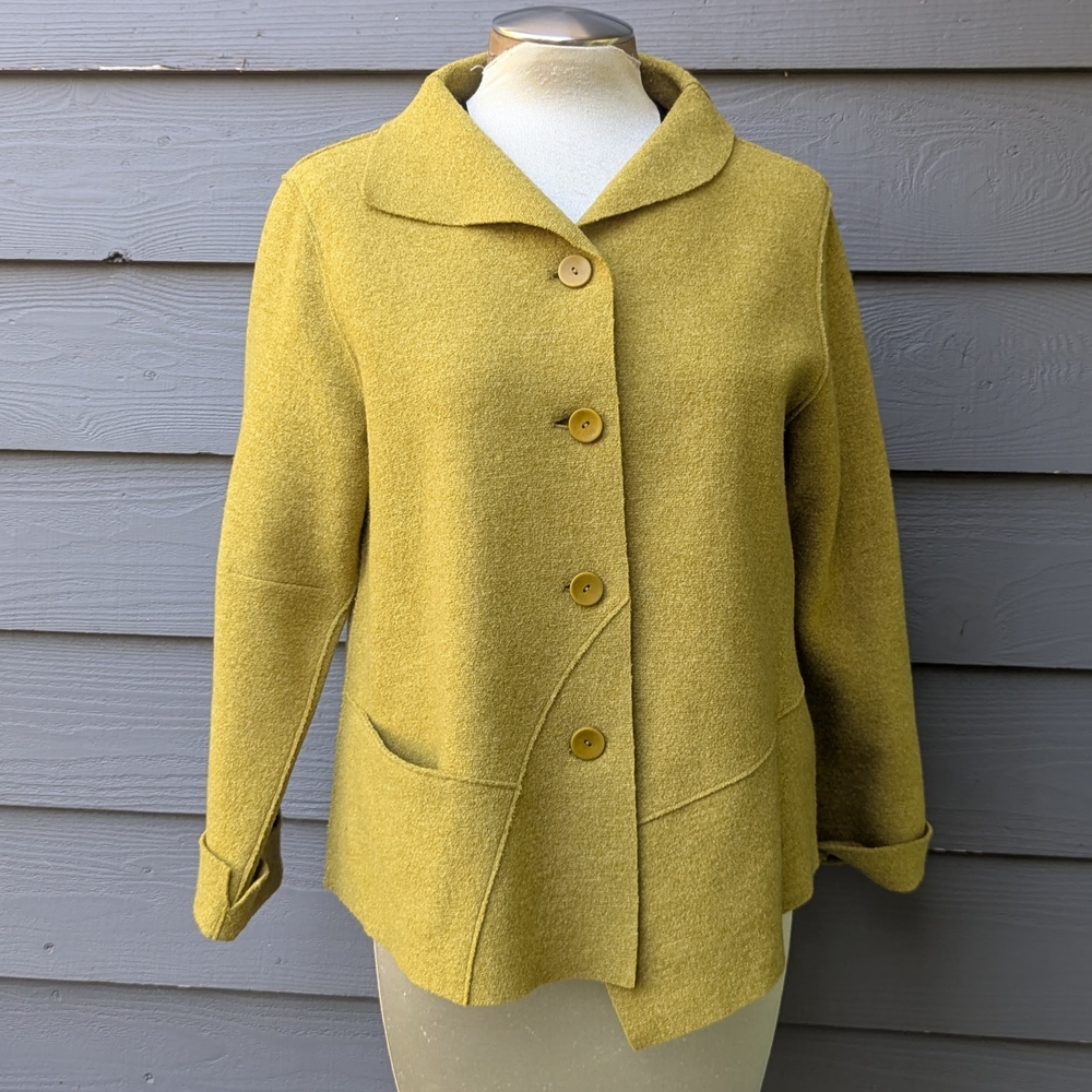 OSKA boiled wool jacket sweater cardigan M
